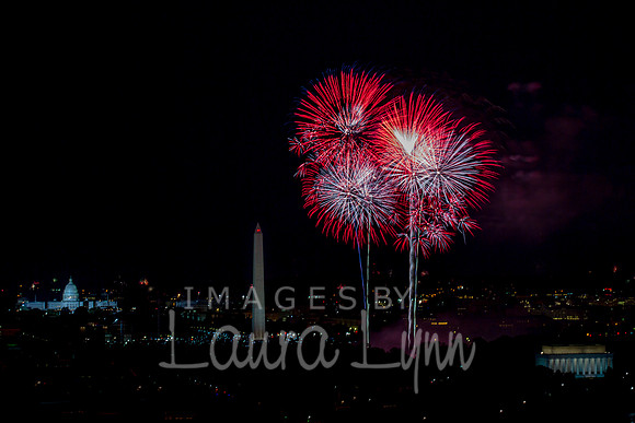 Independence Day Fireworks over the National Mall #0939