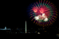 Independence Day Fireworks over the National Mall #0922